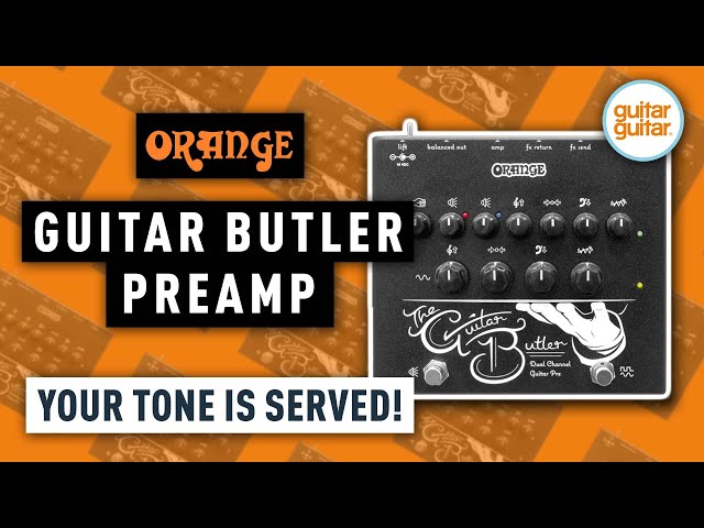 First look at the NEW Orange Guitar Butler Preamp Pedal 🍊 No Chat