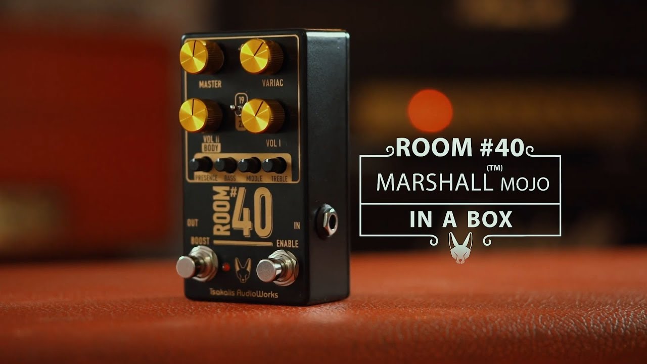 Tsakalis AudioWorks traps two Marshall-style overdrives in one