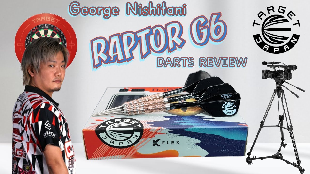 RAPTOR G6 - GEORGE NISHITANI - TARGET JAPAN - DARTS REVIEW - YouTube