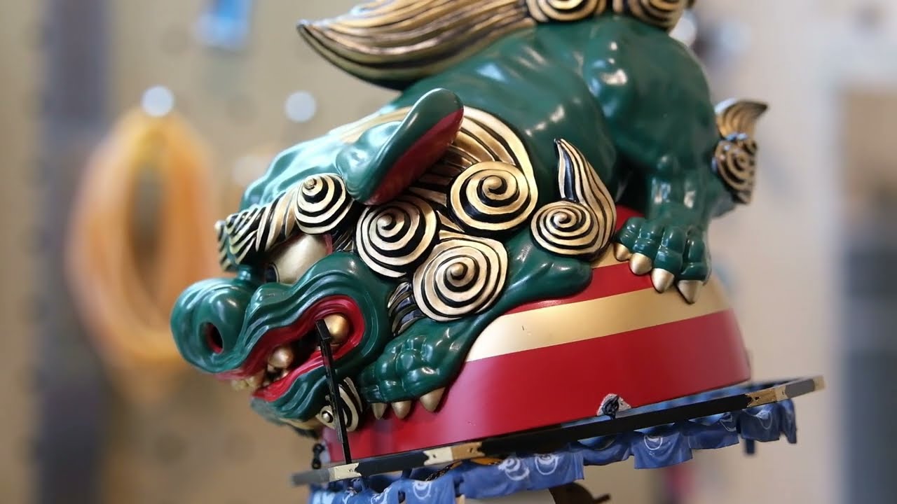 唐津くんち 京町 珠取獅子 1/24スケール ガレージキットの紹介動画