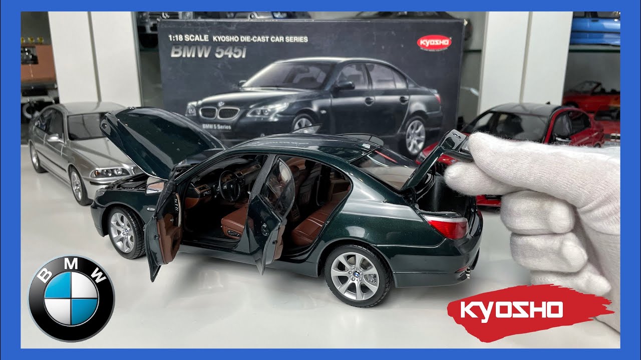 1:18 BMW 545i (E60) 5 series - Kyosho [Unboxing] - YouTube