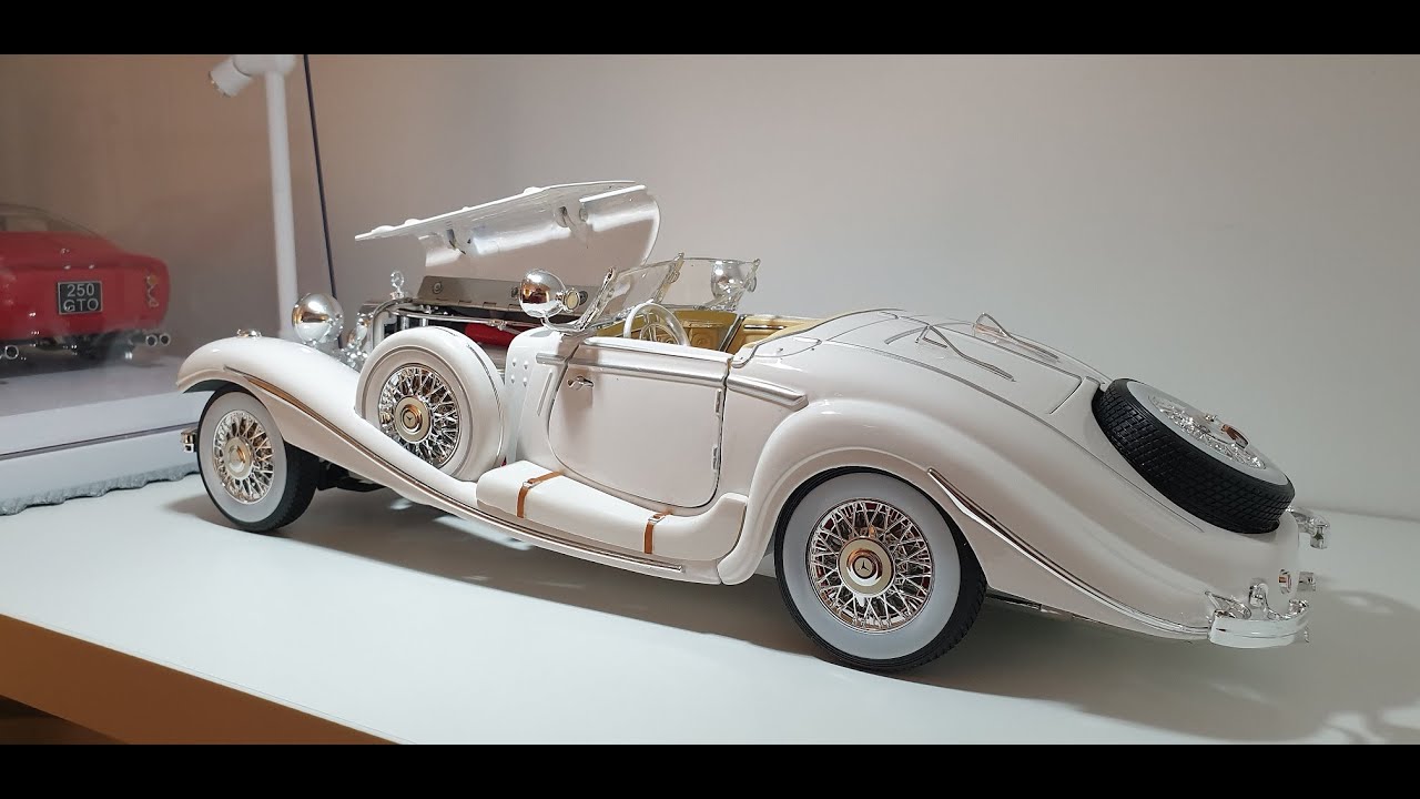 Custom 1:18 Mercedes Benz 500K Typ Roadster 1936 (Ivory White