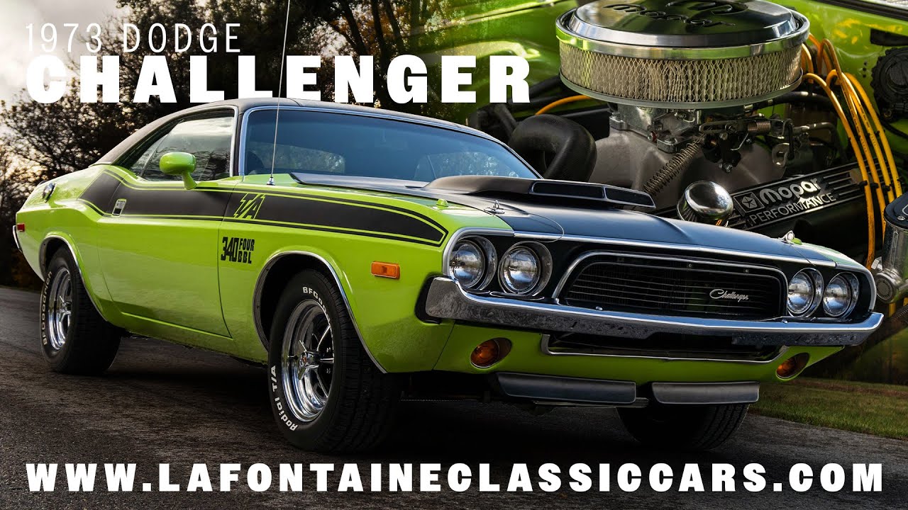 1973 Dodge Challenger W/ Stroked 340! Amazing Exhaust - YouTube