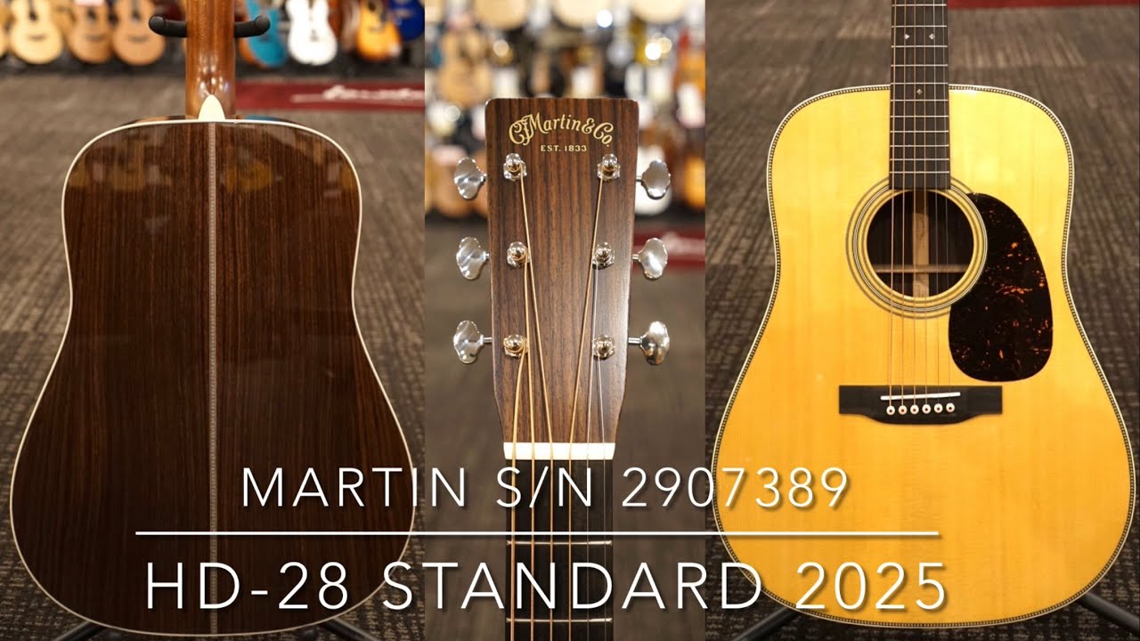 Martin HD-28 Standard S/N 2907389【穏やかに深く響く音】 - YouTube