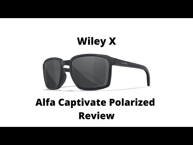 Wiley X Alfa Captivate Polarized Sunglasses Review - YouTube