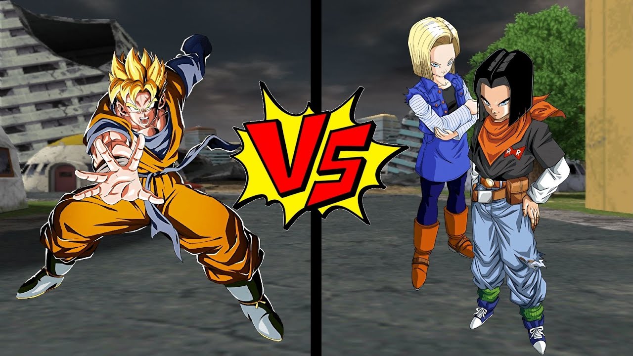 DBZ Sparking! METEOR 孫悟飯(未来) VS 人造人間17号＆18号 - YouTube