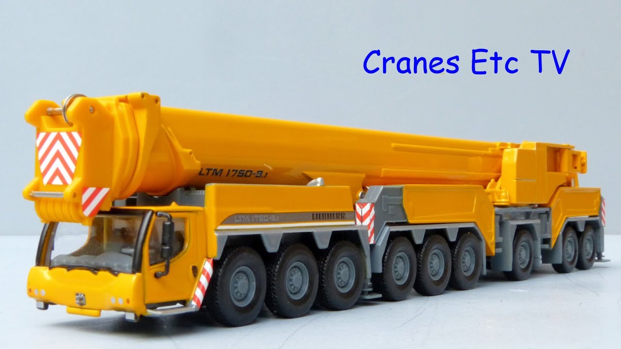 WSI Liebherr LTM 1750-9.1 Mobile Crane by Cranes Etc TV - YouTube