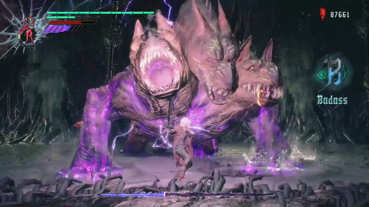 デビルメイクライ5】キングケルベロス戦参考動画【難易度：デビル