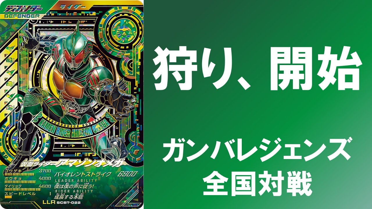 狩り、開始】 ブースターのLLRアマゾンオメガを早速実践投入