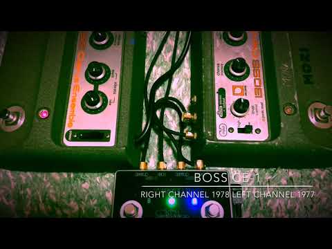 BOSS CE-1を年代別にレビュー！製造年の判別方法も紹介 | 魔法の箱研究