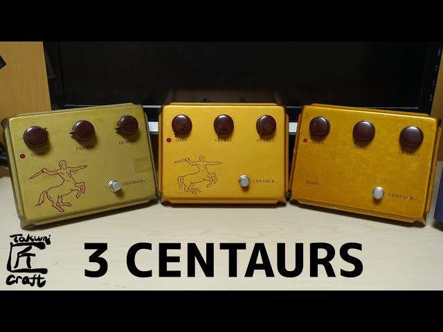 KLON Centaur Gold comparison - YouTube