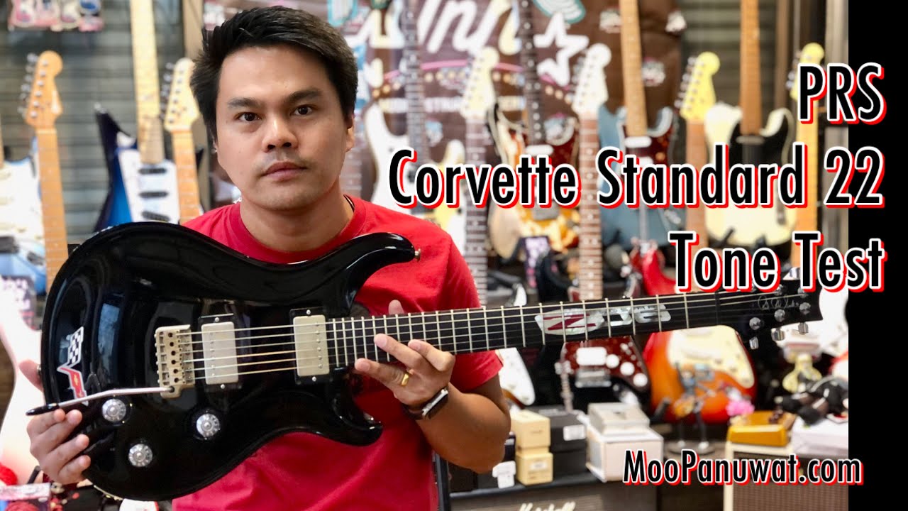 PRS Corvette Standard 22 Tone Test - YouTube