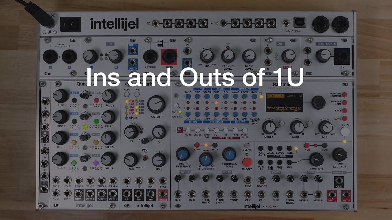 Pedal I/O Jacks 1U - intellijel