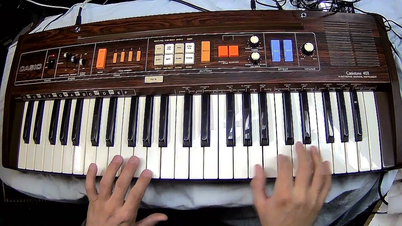 CASIO Casiotone 403 - sounds and styles - YouTube