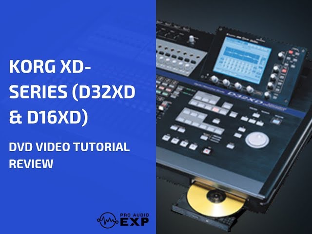 Korg D16XD D32XD XD series DVD Video Tutorial Review Help - YouTube