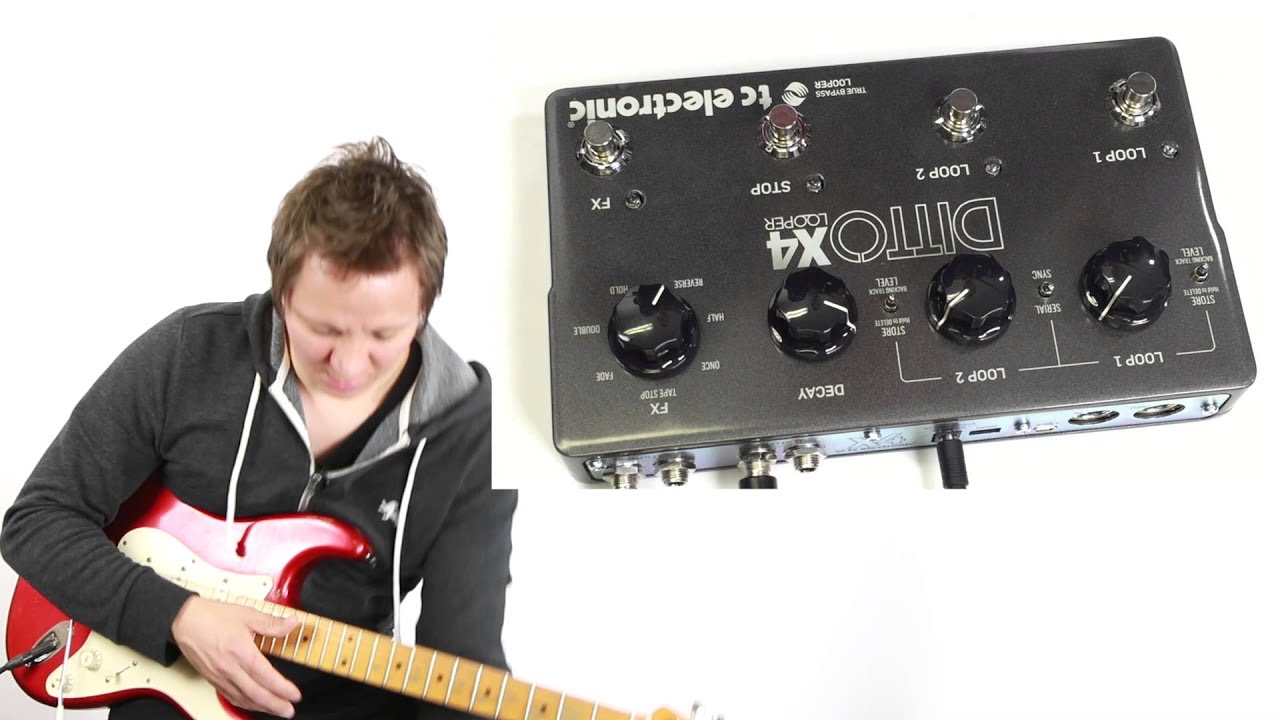 TC Electronic Ditto X4 Looper - YouTube