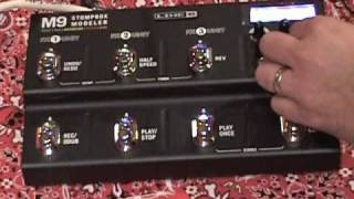 Line 6 M9 Stompbox Modeler guitar effects pedal demo - YouTube