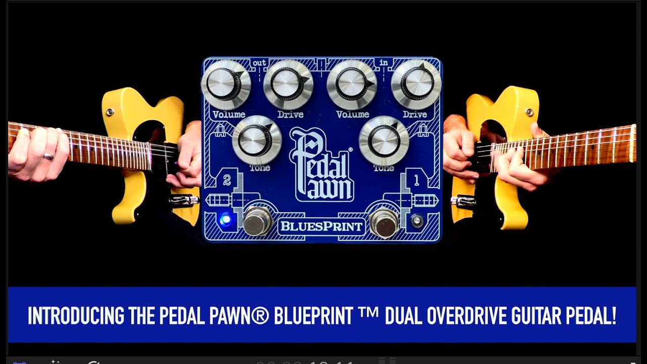 Pedal Pawn BluesPrint dual Overdrive - YouTube
