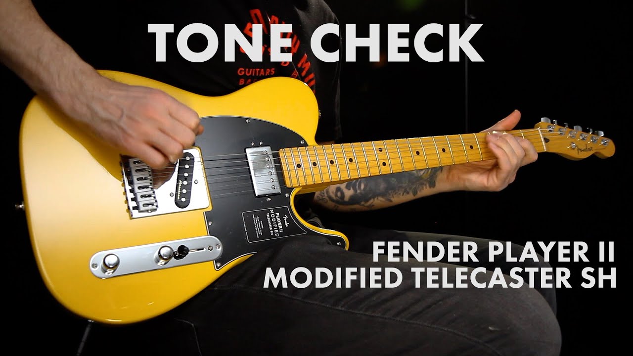 TONE CHECK: Fender Player II Modified Telecaster SH Demo - YouTube