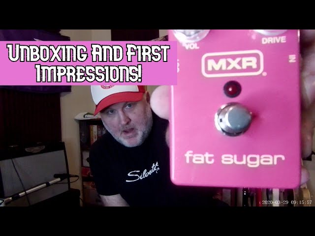 MXR Fat Sugar - Unboxing And 1st Impressions - YouTube