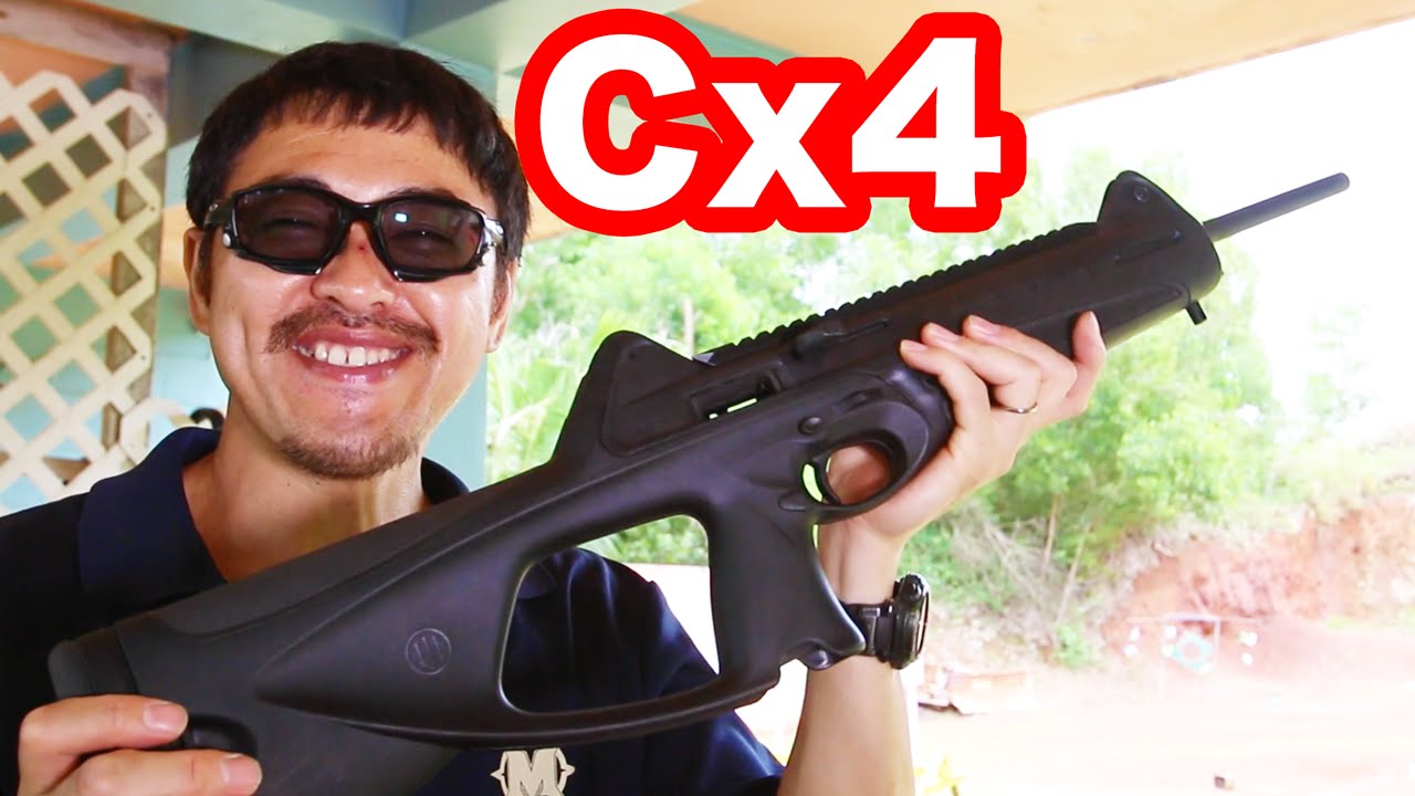 実弾射撃】グアム GOSR で マック堺 が ベレッタ Cx4 カービンを撃って
