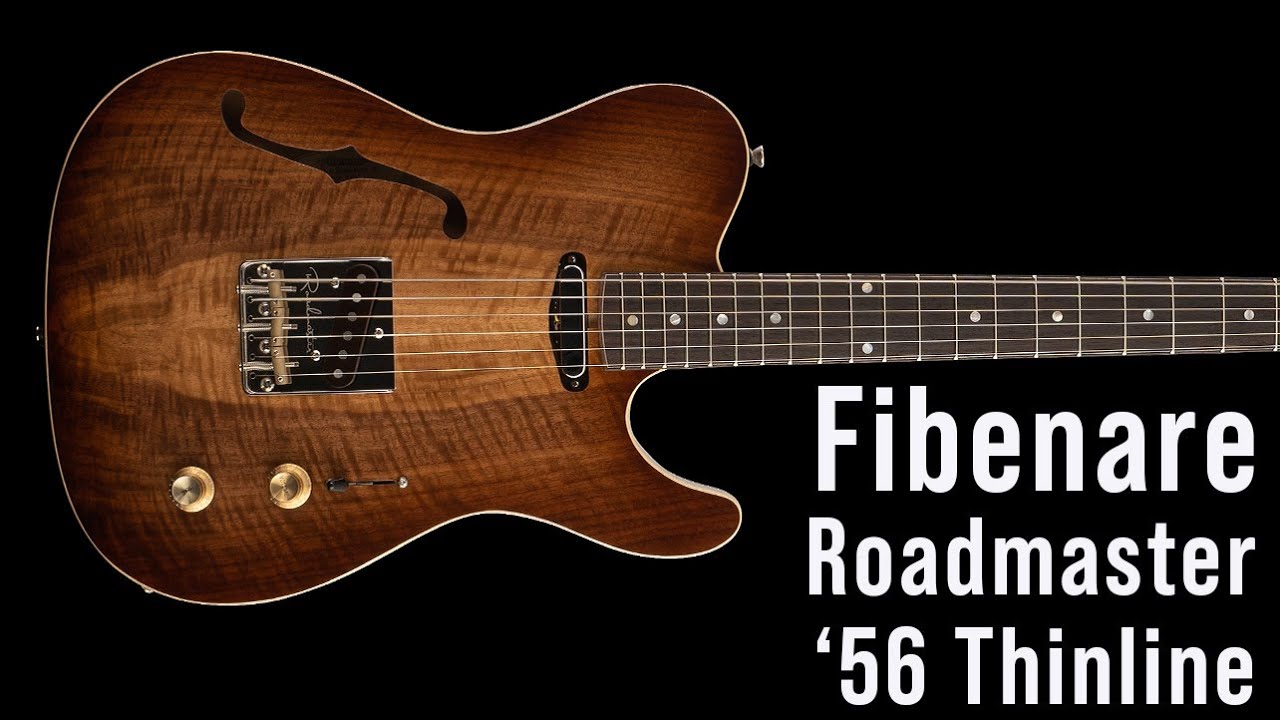 Fibenare Roadmaster 56 Thinline Walnut Top - YouTube