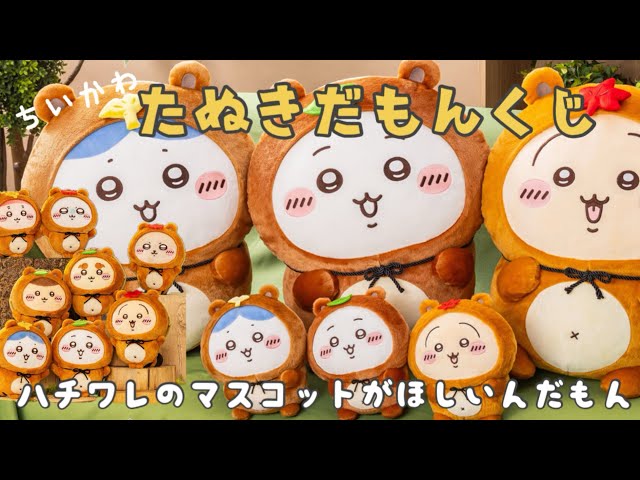 Chiikatsu Vlog | Tanuki Lottery 🍁 | I want a Hachiware mascot
