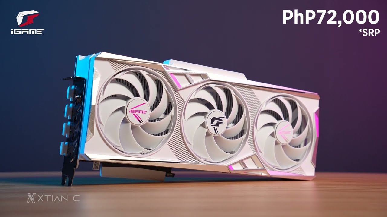 iGame GeForce RTX 4070 Ti SUPER Vulcan W OC 16G-V (White) UNBOXING