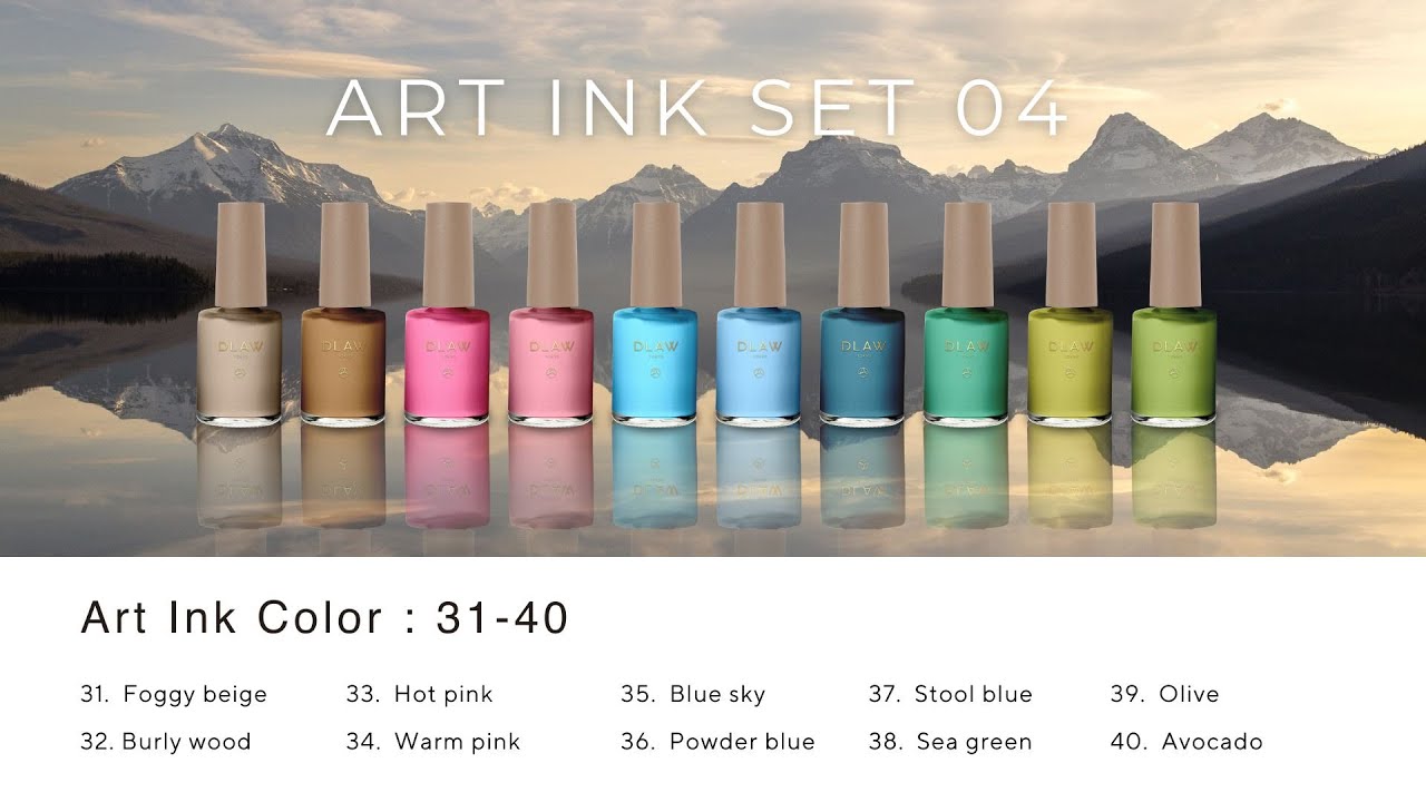 アートインク10色セット04（31-40） | 【公式】DLAW（ドロウ） store