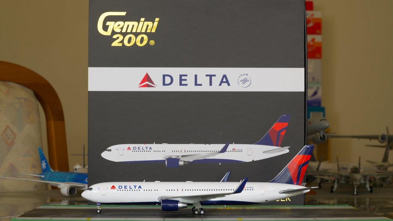 Gemini Jets 1:200 Delta 767-300ER Unboxing & Review [4K] - YouTube