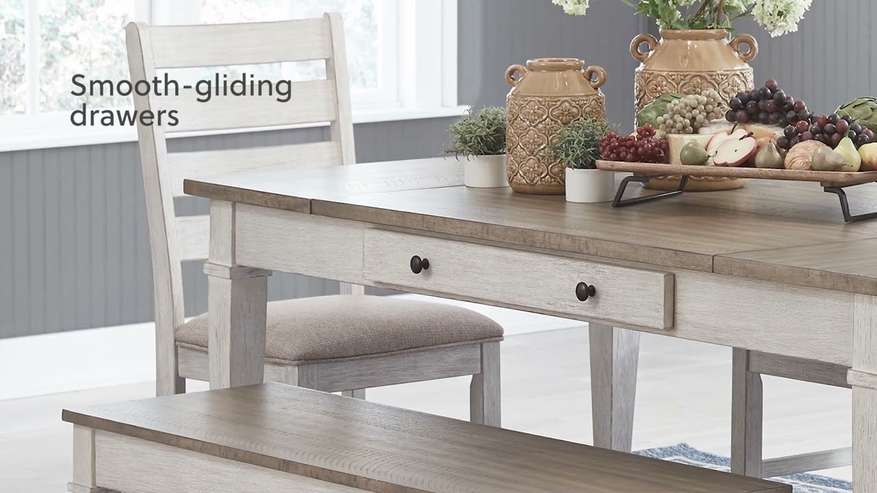 Skempton Counter Height Dining Table and Bar Stools (Set of 3)