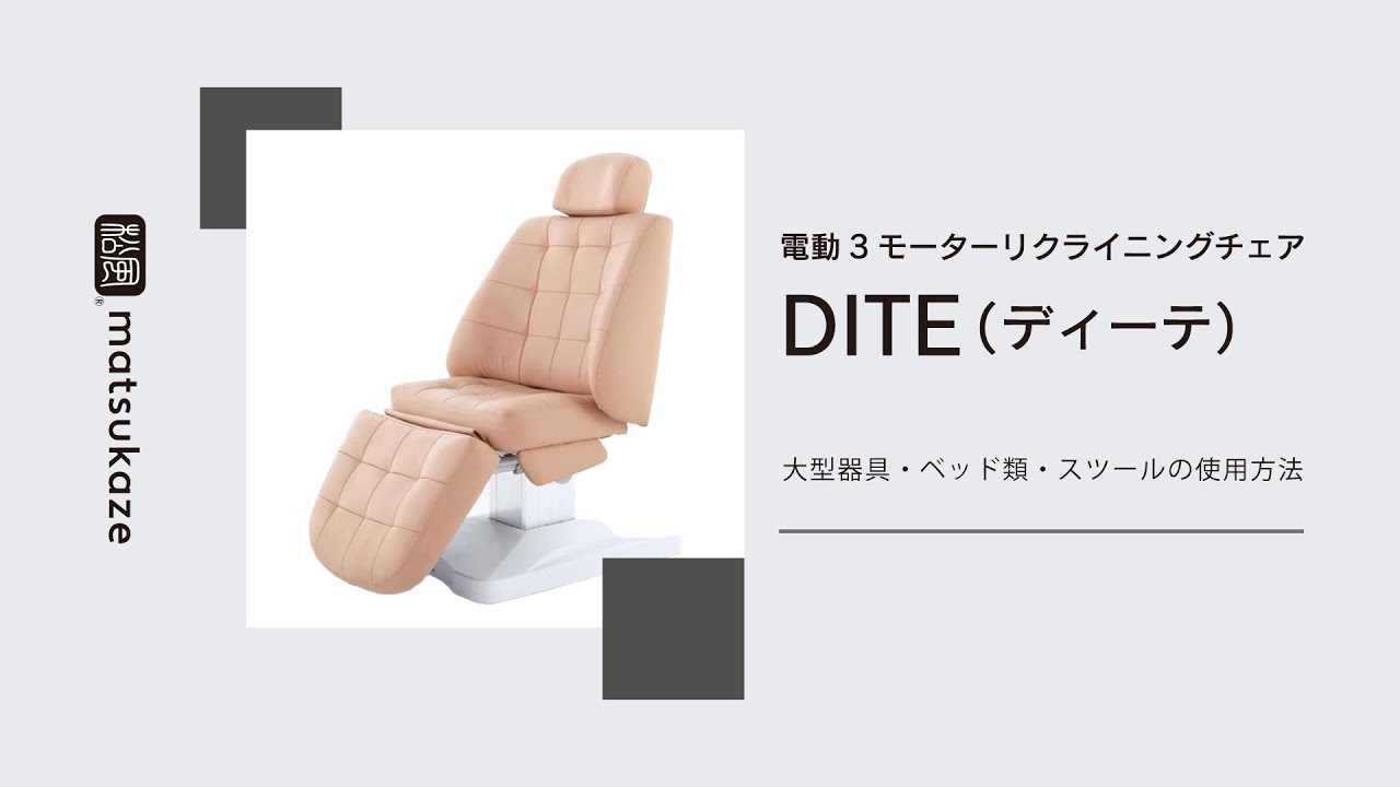 電動3モーターリクライニングチェア DITE(ディーテ) ダークブラウン