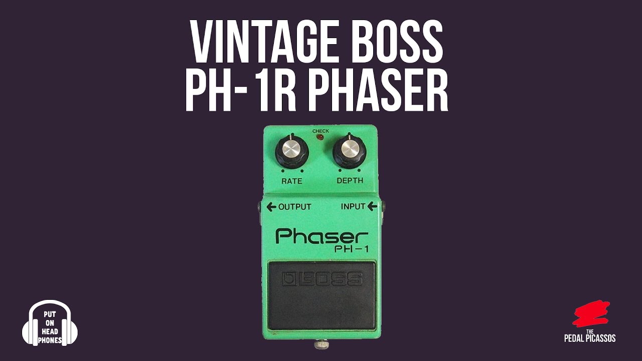 VINTAGE BOSS PH-1r PHASER - YouTube