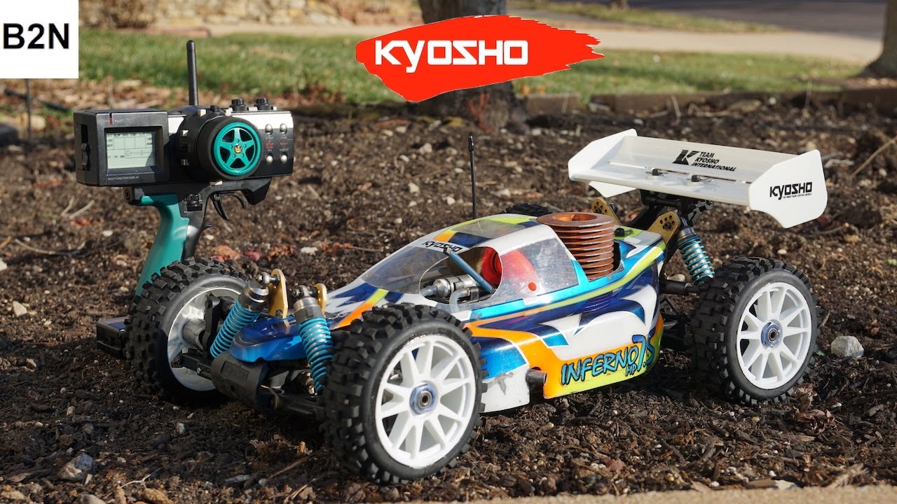 VINTAGE Kyosho Inferno MP 7.5 | Driving & Detailed Look - YouTube