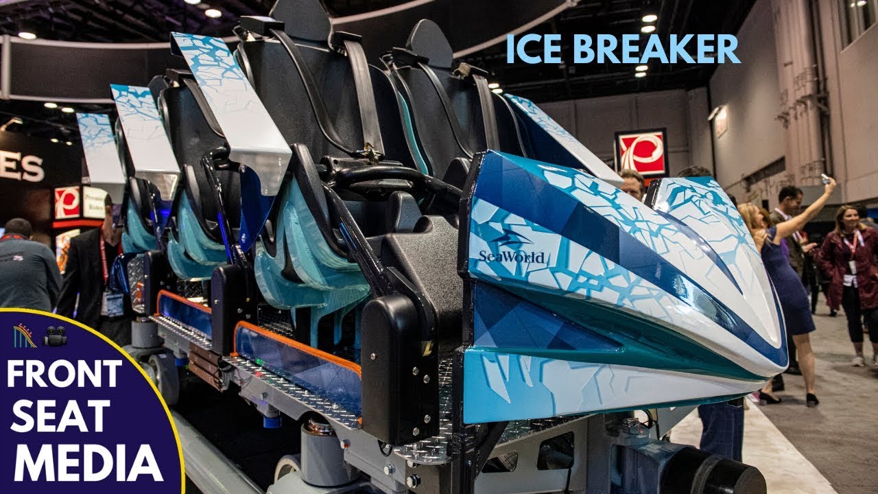 Ice Breaker Train Reveal at 2019 IAAPA - New Launch Coaster - Sea