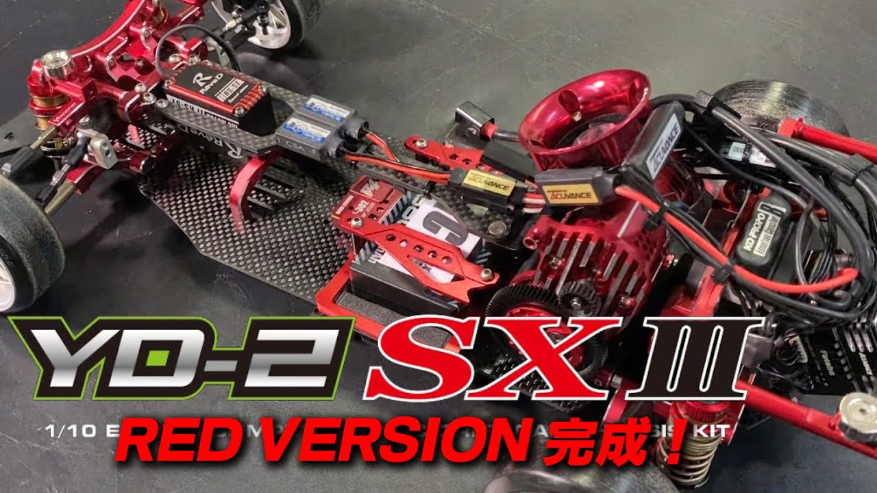 Spending all the money on RC Drift Cars] YD-2 SX3 RED VERSION