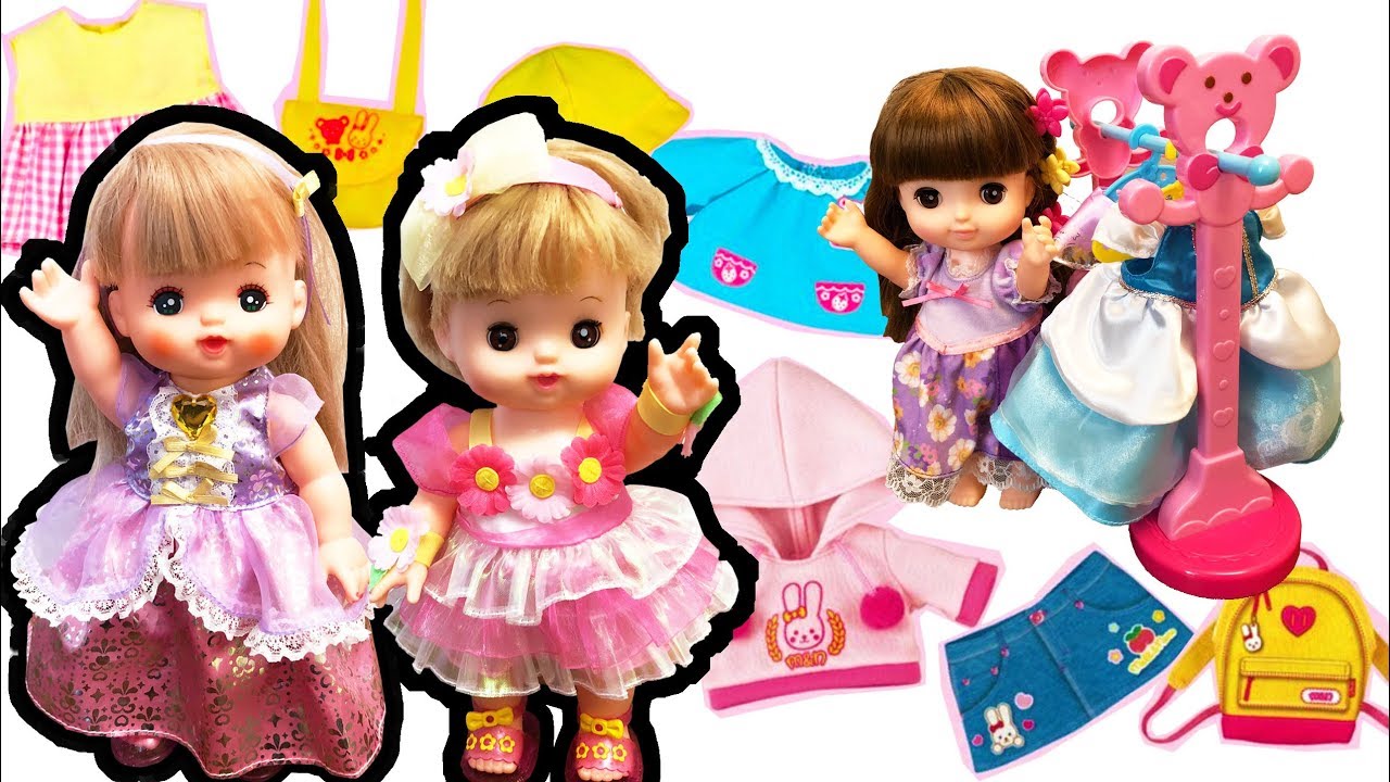 メルちゃん ネネちゃん ソランちゃんのおようふくやさんでおかいもの