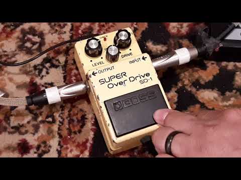 Boss SD-1 MIJ 1981 (first year) with NEC chip. - YouTube