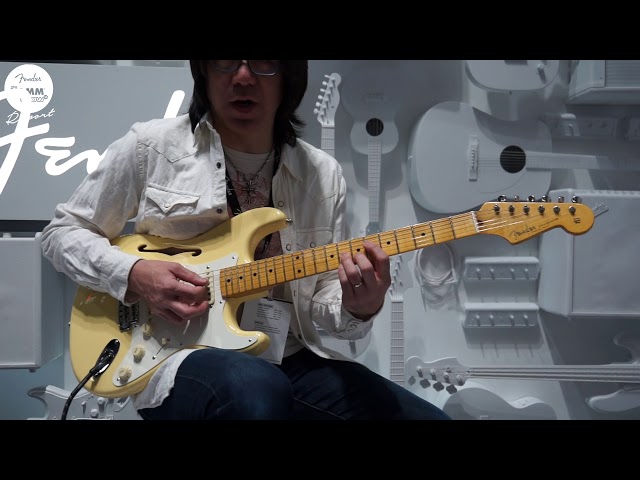 NAMM2018】 Fender Eric Johnson Signature Stratocaster Thinline