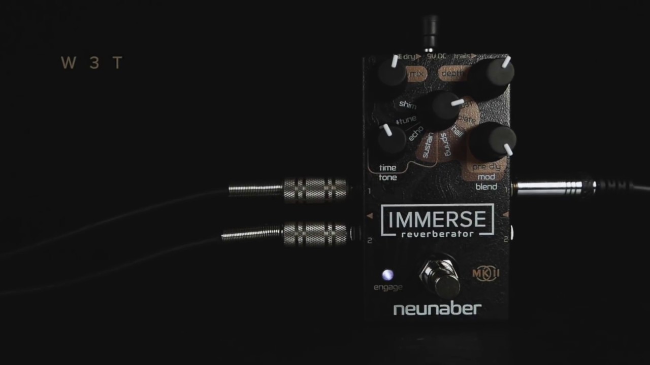 Neunaber Audio announces the Immerse Reverberator MKII
