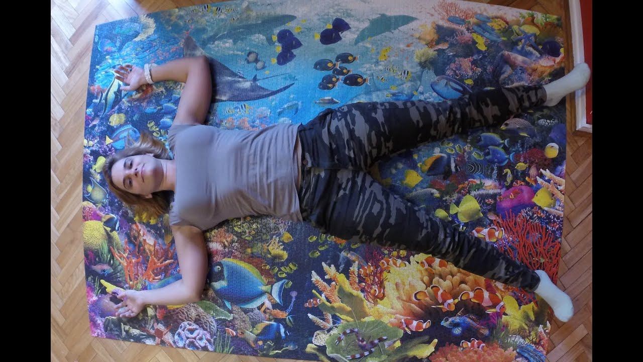 Ravensburger Underwater Paradise 9000 pieces puzzle - Time lapse