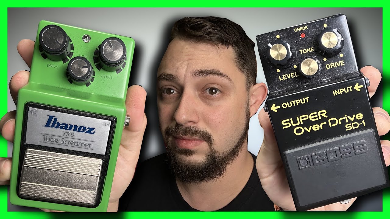 Boss SD1 Versus The Ibanez TS9 - YouTube