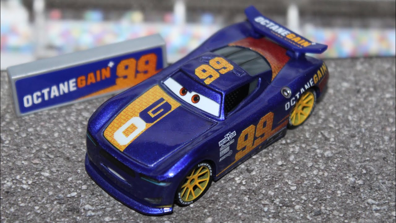 Mattel Disney Cars Metallic NASCAR Danny Swervez (Octane Gain
