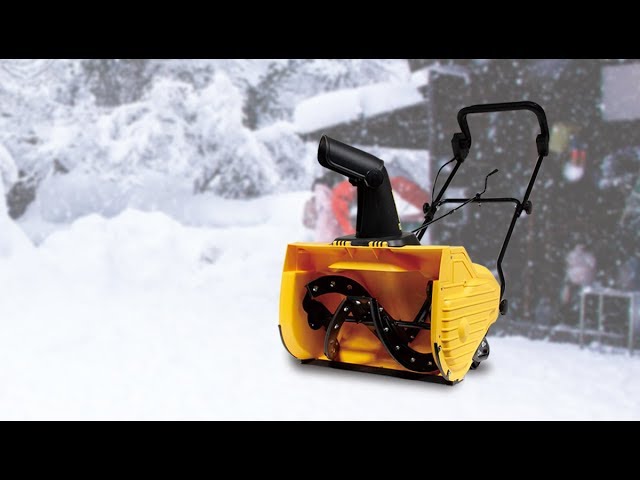 家庭用にぴったり！小型除雪機エントリーモデルの使い方 - YouTube