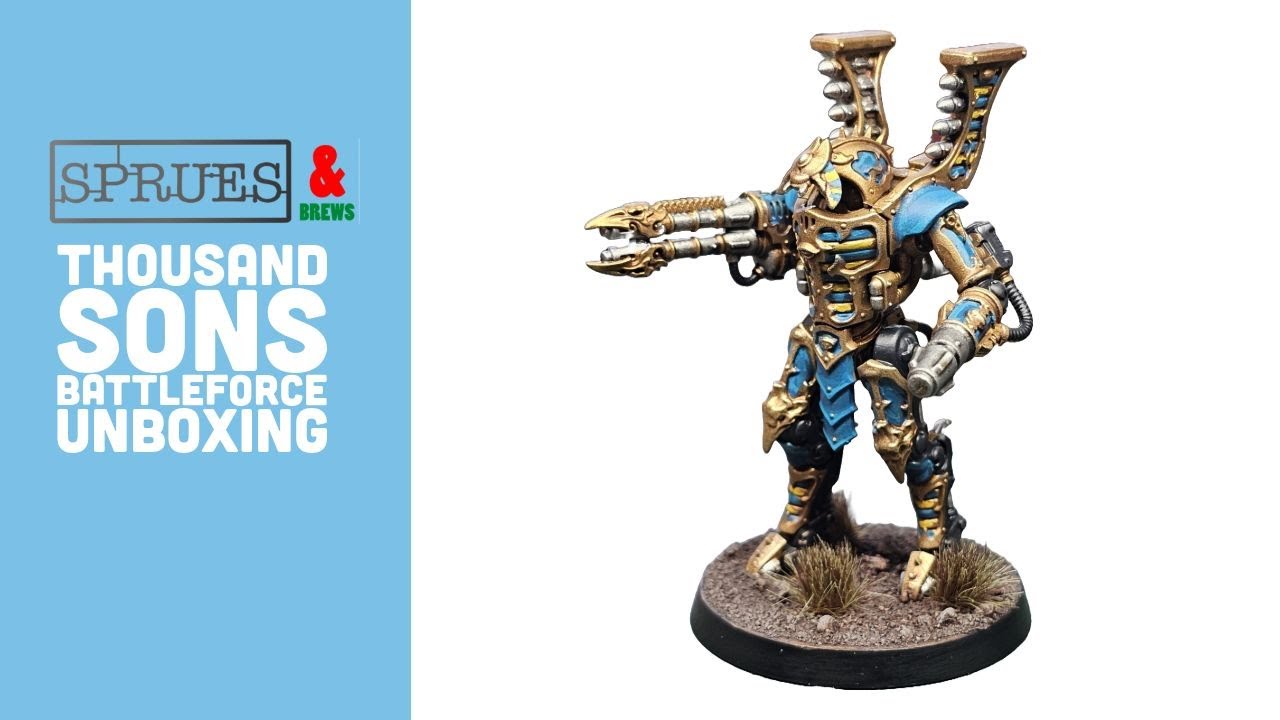Thousand Sons Warpflame Thrallband Battleforce Unboxing and Review