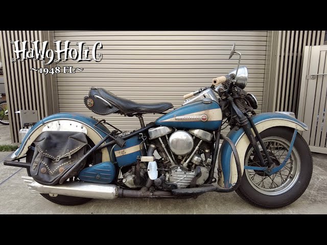 1948 FL First year Panhead Survivor - YouTube