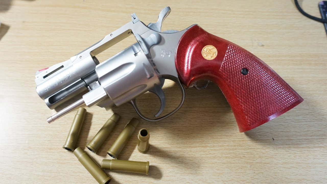 Air gun] I bought Crown's Colt Python 2.5 inch! - YouTube