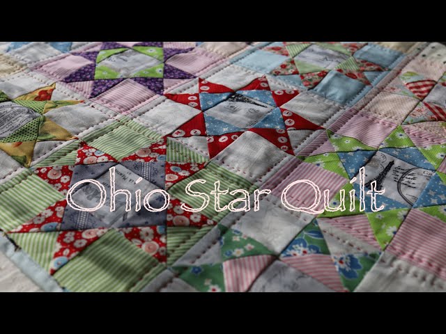 If you are making your first quilt, we recommend the Ohio Star