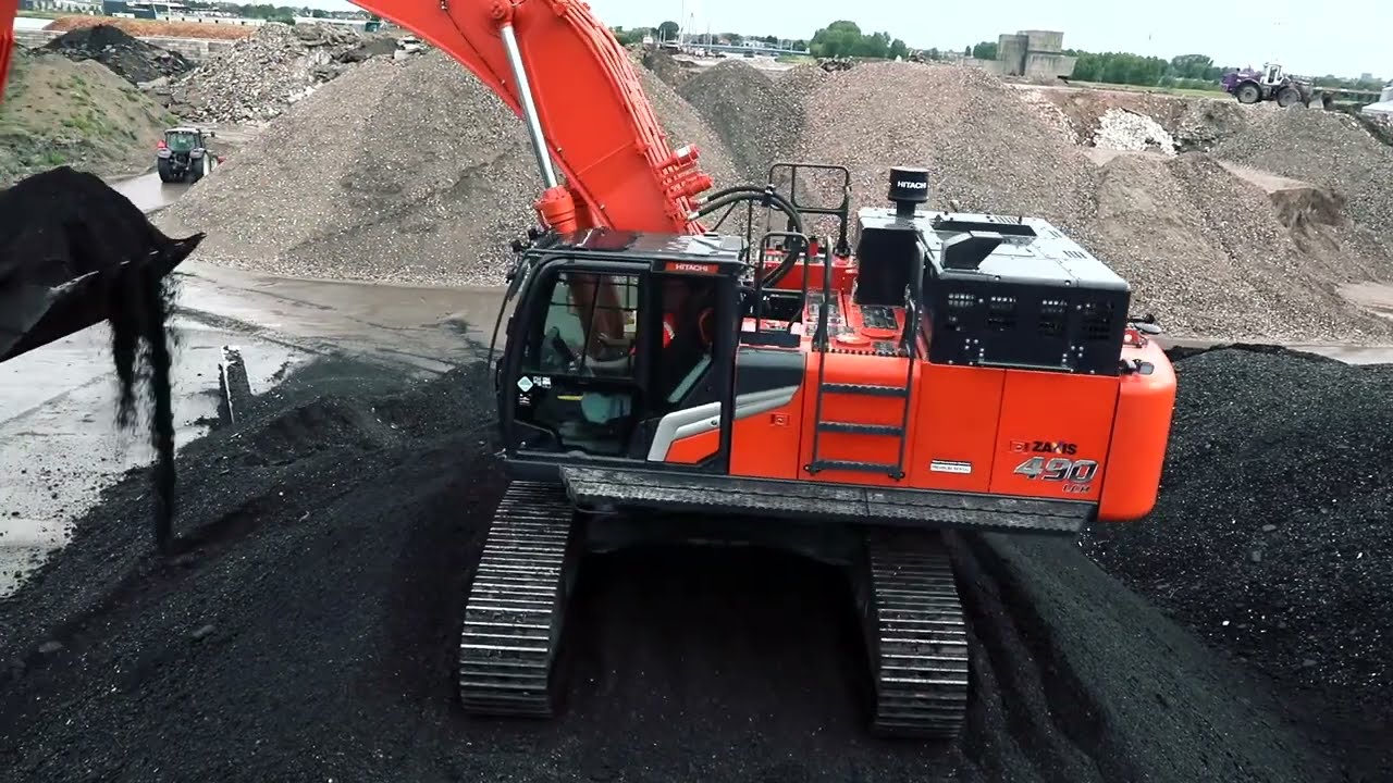 Introducing the Hitachi ZX375USLC-7 Excavator - YouTube