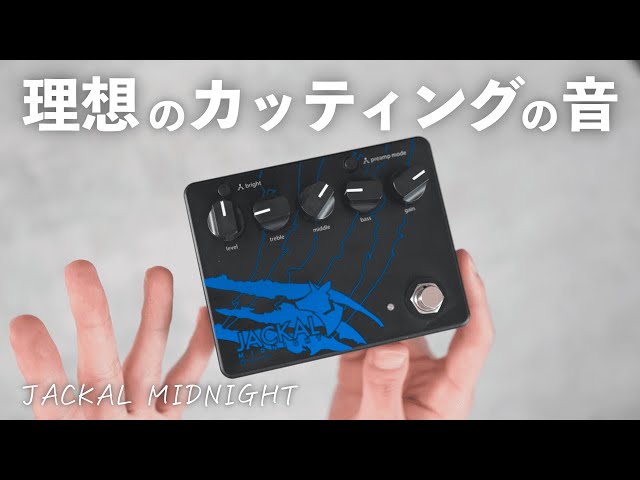 音作りの肝】愛用エフェクターJACKALの色違い「MIDNIGHT」が予想以上の